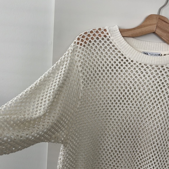 Zara Mesh knit sweater - Picture 2 of 3